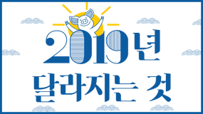 [카드뉴스]2019년 달라지는 것들