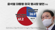 [여론조사]尹대통령 뉴욕 발언, 10명 중 6명 