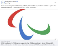 국제패럴림픽에 러시아·벨라루스인은 참가 못한다