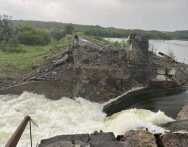 러시아, 미사일로 우크라 댐까지 폭파...