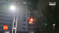 추석 앞두고 광주 아파트서 화재..9명 병원 이송