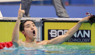 [전국체전PICK] 수영 김우민, 전국체전 1,500m 金...다관왕 시동
