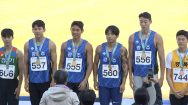 [전국체전PICK]'육상 명가' 광주광역시청 남자 400m 계주 대회 신기록