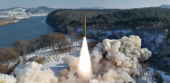 합동참모본부, 북한 동해상으로 탄도미사일 발사...올해 2번째