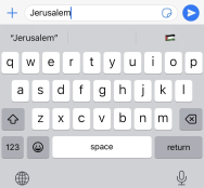 애플 '반유대주의' 논란, 아이폰에 '예루살렘' 치면 '팔 국기' 추천