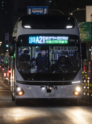 심야자율주행 버스 6개월간 '무사고'..7월부터 유료 전환