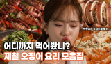 갈비처럼 뜯는 통찜부터 로제 오징어까지?! 🦑 오늘 저녁은 오징어 요리 어떠세요?