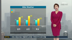 <11/29(수) 모닝730 날씨>